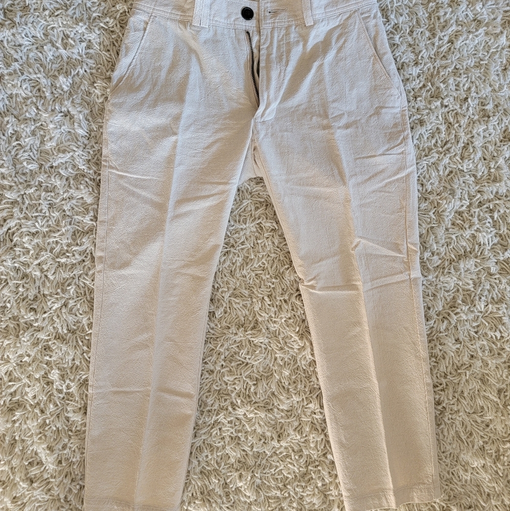 I Love Ugly Linen Slim Kobe Pant - Bone